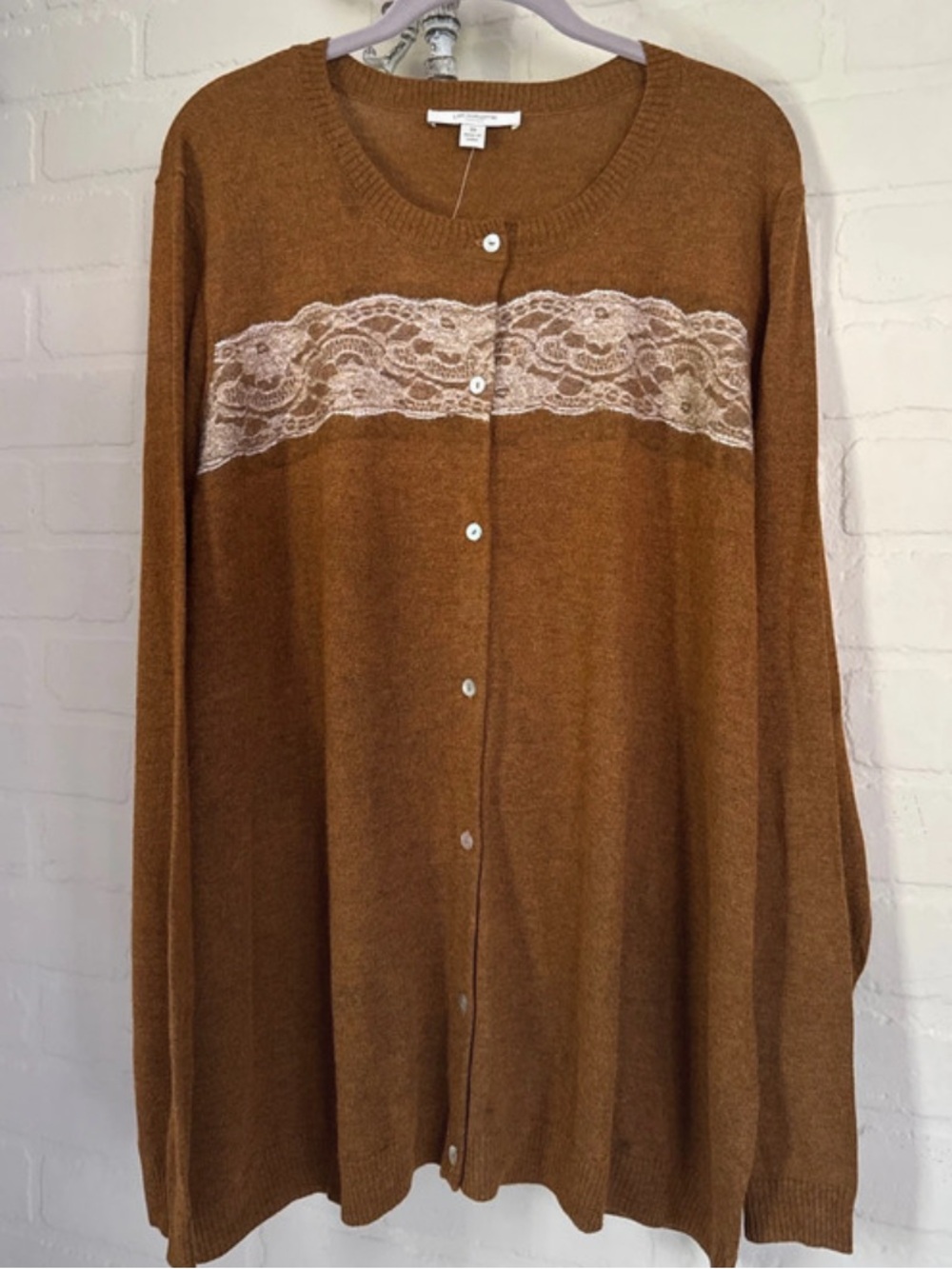 Liz Claiborne cardigan knit sweater new
